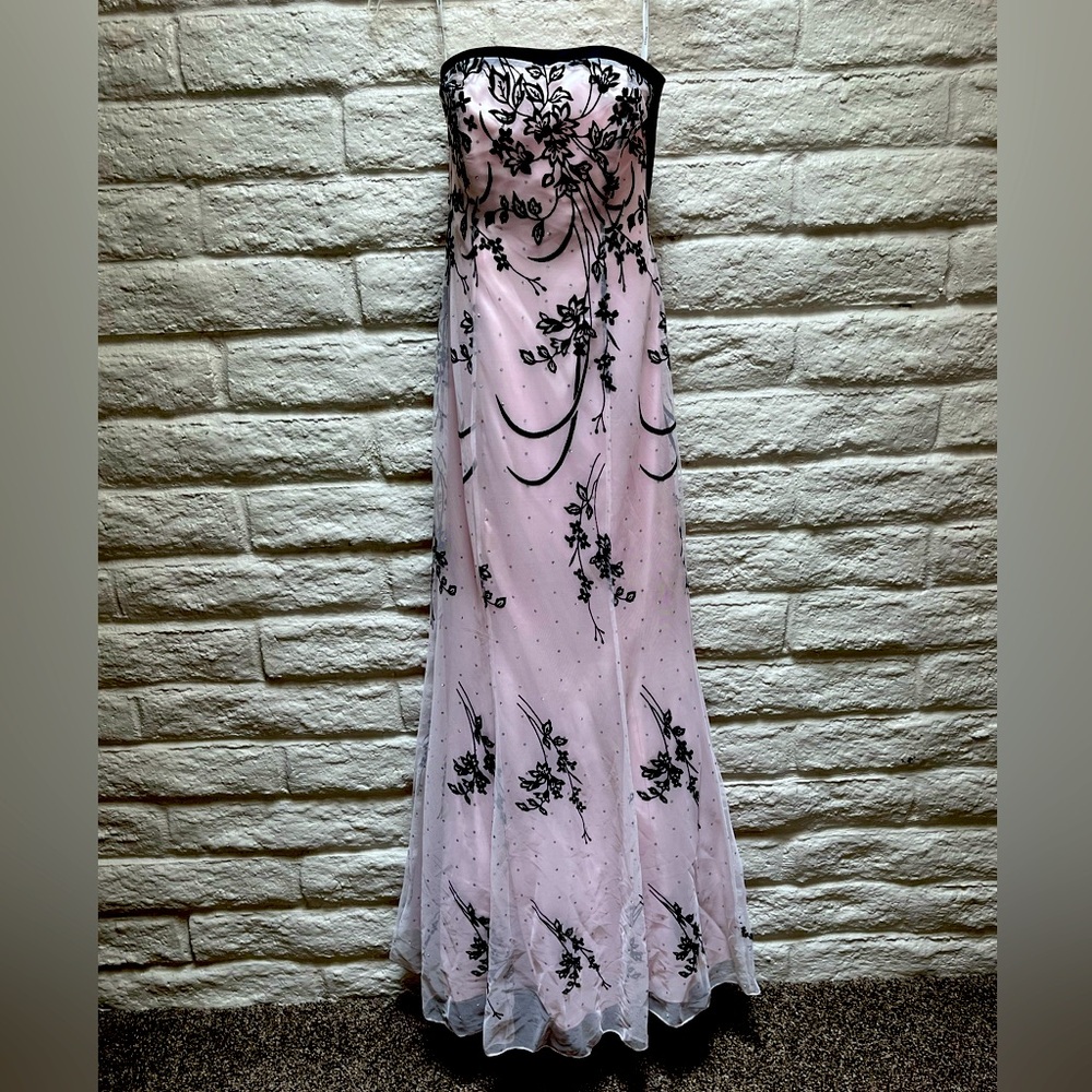 Formal Dress Pink & Black